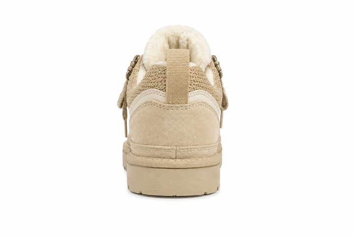 Fleece-lined platform sneaker with a lug sole - product photo 10