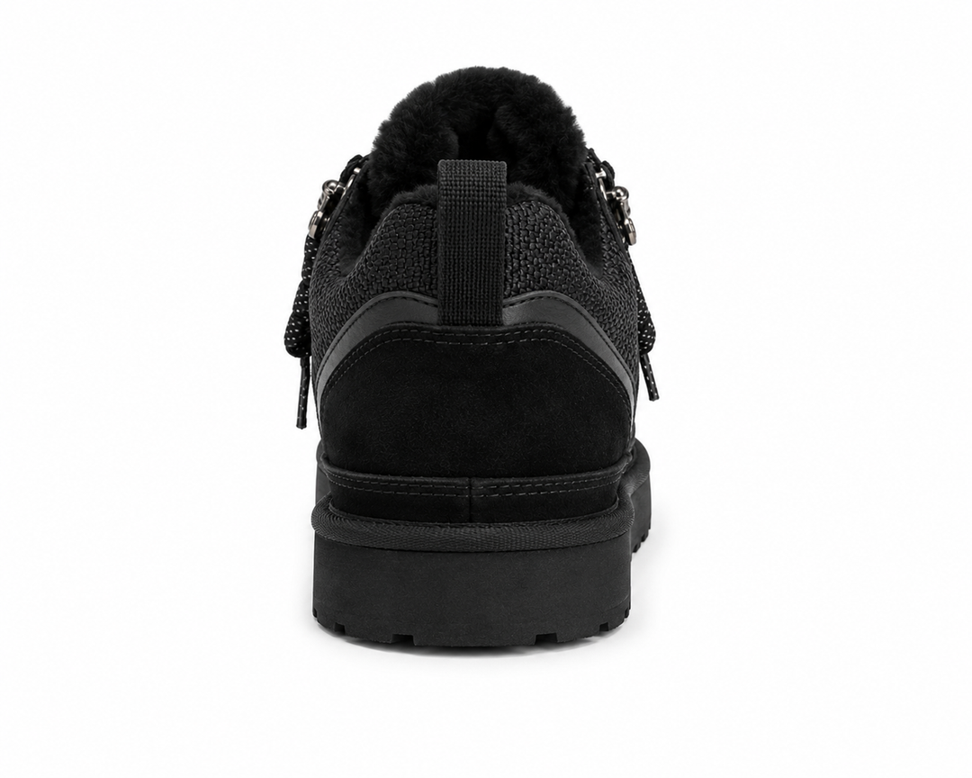 Fleece-lined platform sneaker with a lug sole - product photo 16