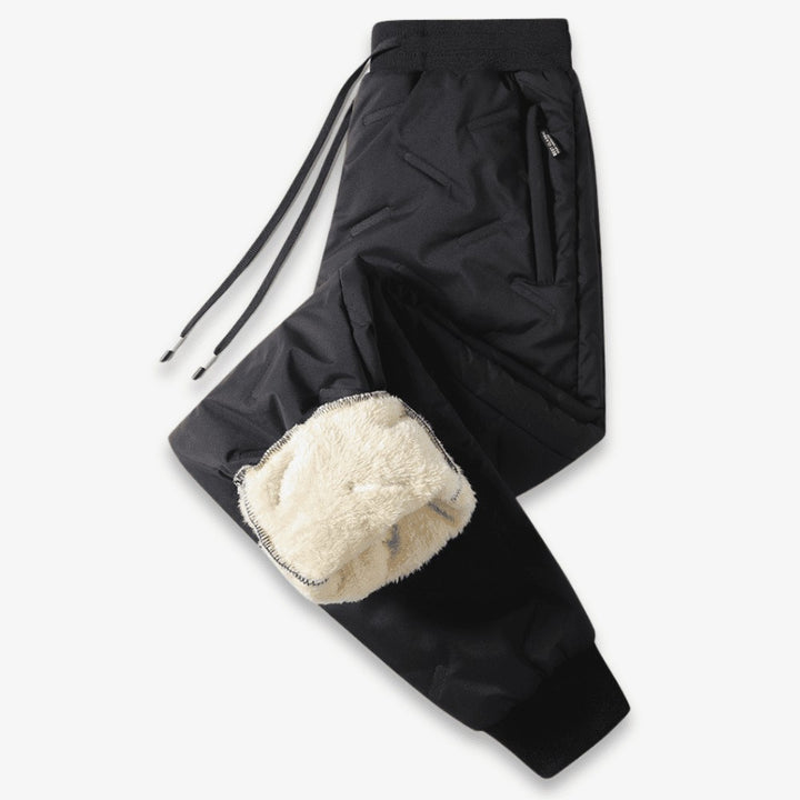 Women's fleece-lined thermal sports pants - product photo 1