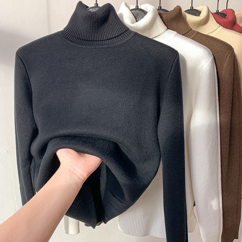 Women's fleece-lined turtleneck - product photo 3