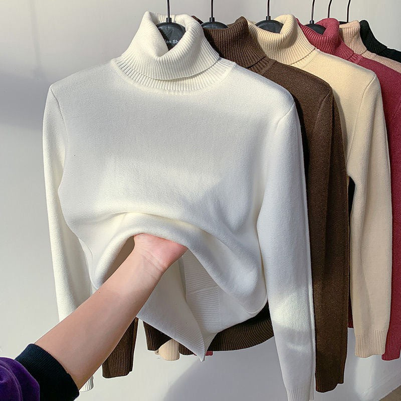 Women's fleece-lined turtleneck - product photo 4