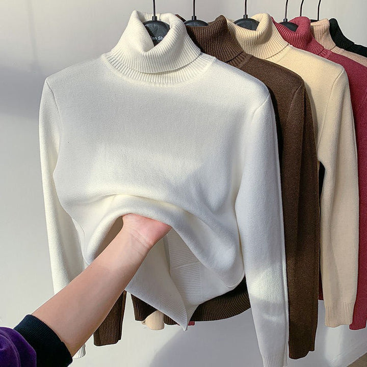 Women's fleece-lined turtleneck - product photo 4