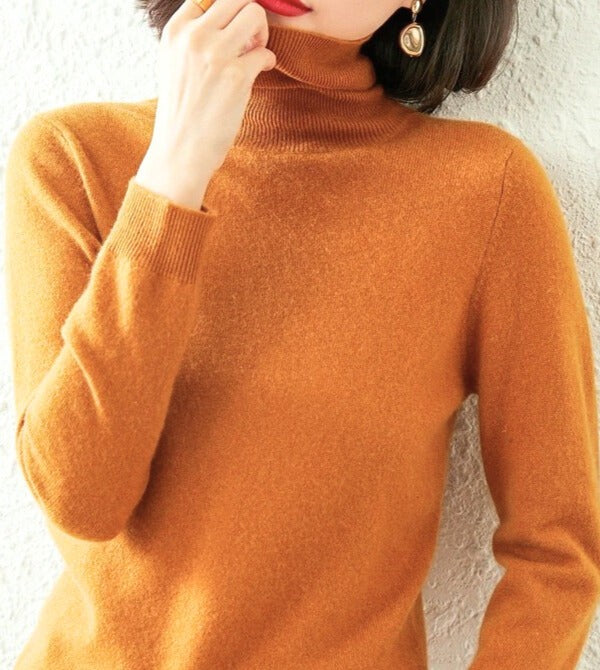 Women's fleece-lined turtleneck - product photo 8