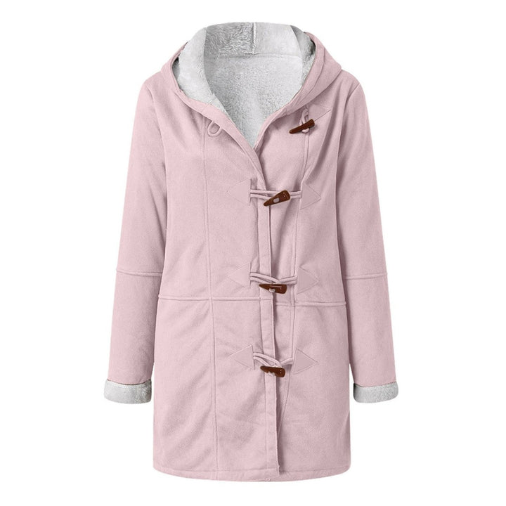 Women's hooded duffle coat - product photo 8
