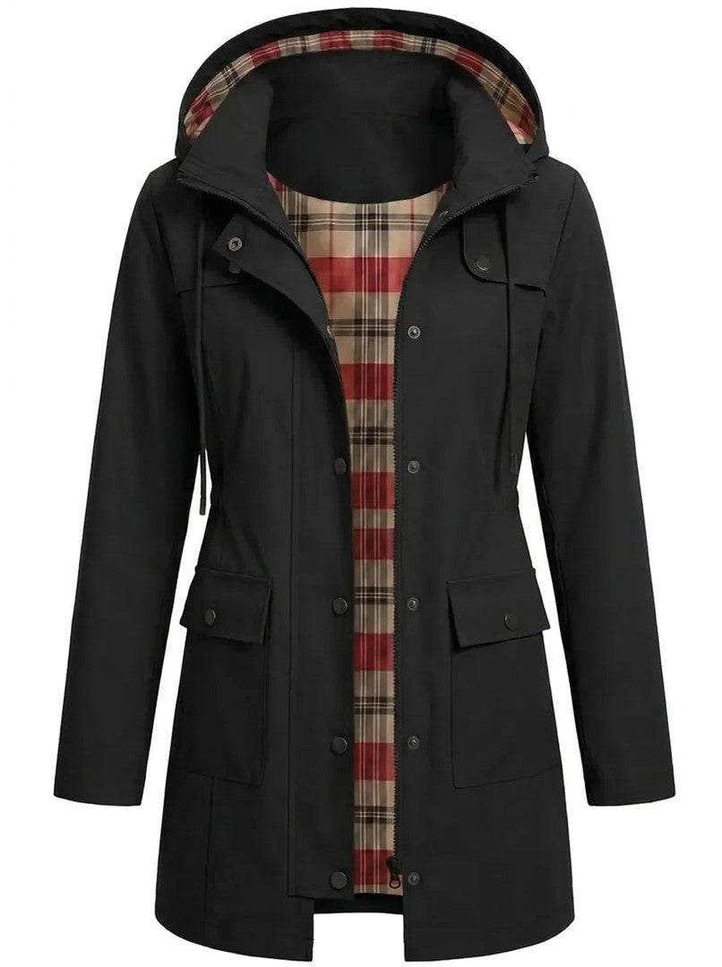 Women's hooded parka - product photo 4