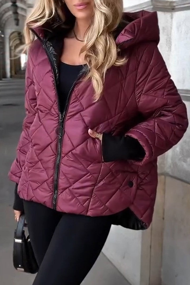 Women's hooded zip jacket - product photo 4