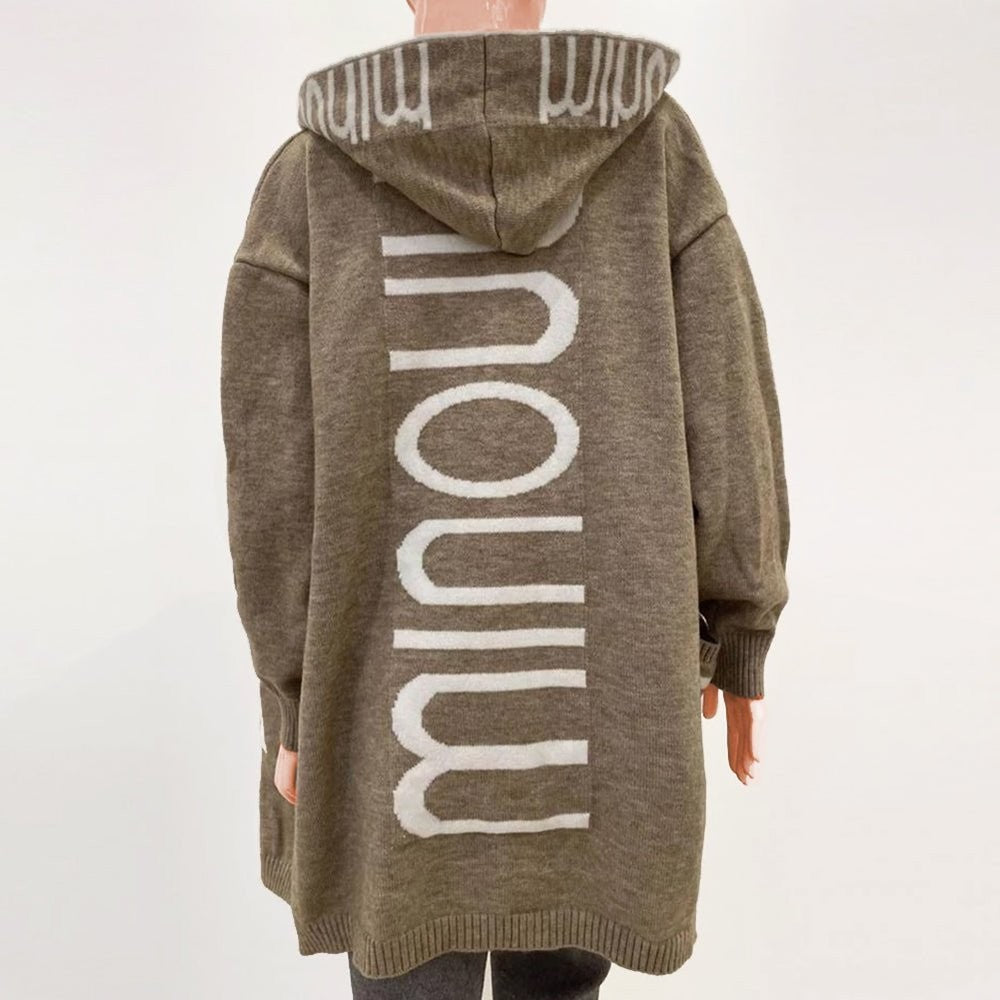 Women's knit cardigan - product photo 2