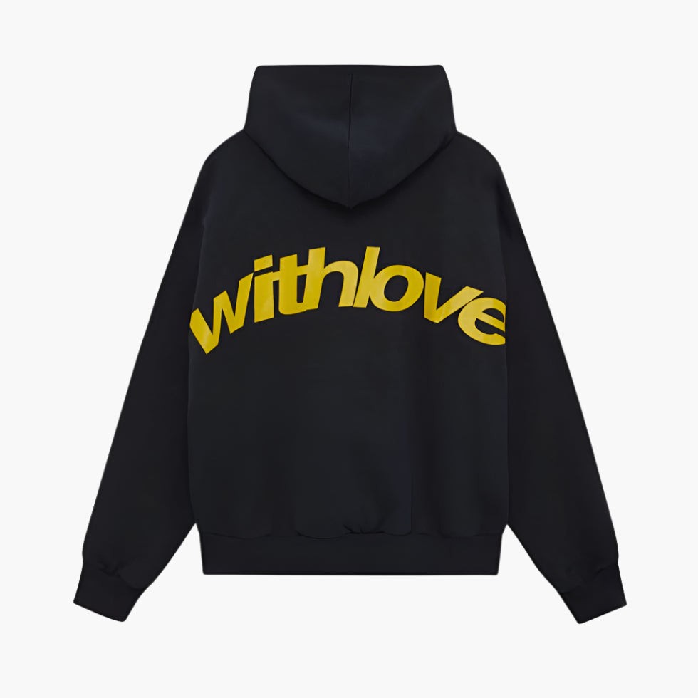 Women's oversized hoodie with a large back print - product photo 3