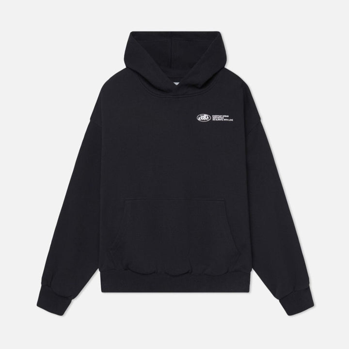 Women's oversized hoodie with a large back print - product photo 6