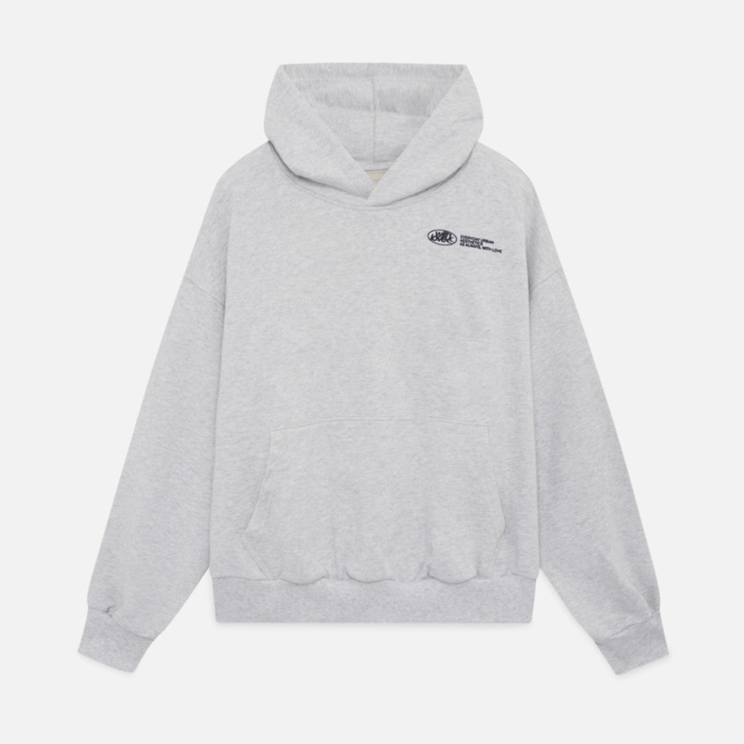 Women's oversized hoodie with a large back print - product photo 9