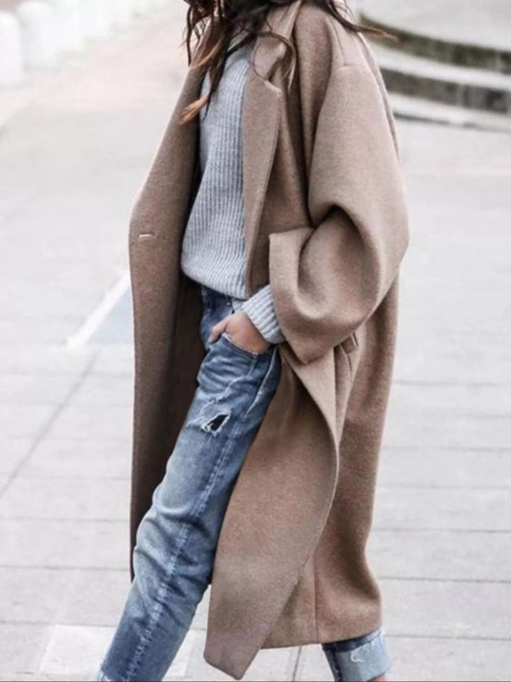 Women's oversized long winter coat - product photo 1