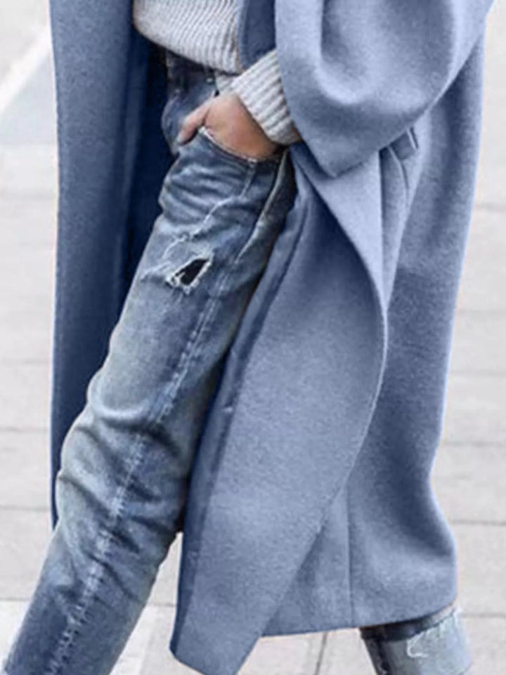 Women's oversized long winter coat - product photo 10