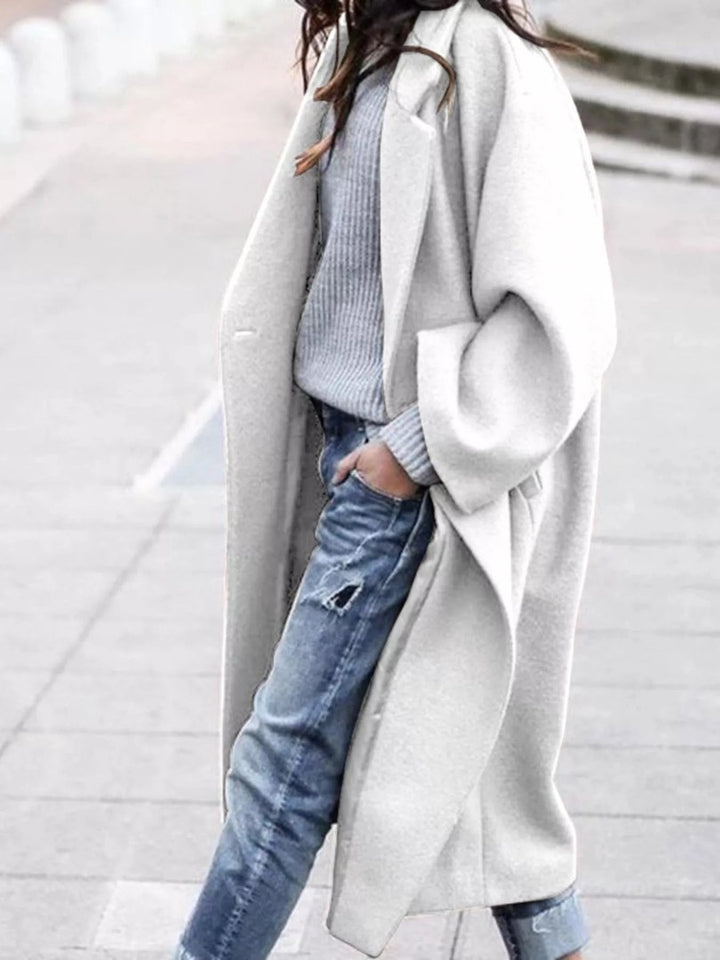 Women's oversized long winter coat - product photo 11