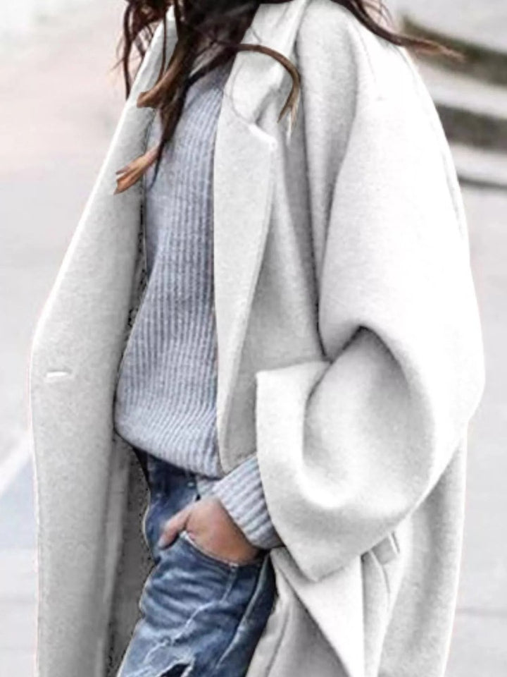 Women's oversized long winter coat - product photo 12