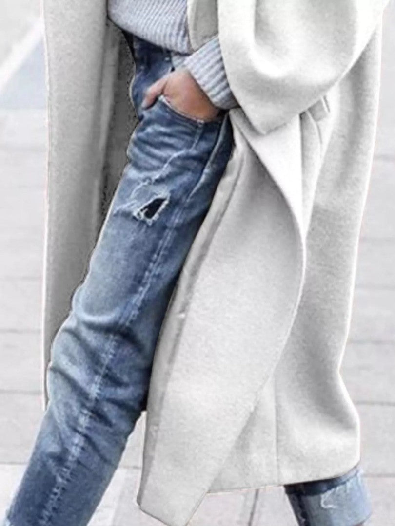Women's oversized long winter coat - product photo 13