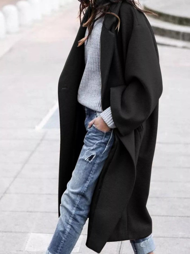 Women's oversized long winter coat - product photo 5