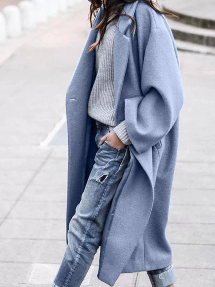 Women's oversized long winter coat - product photo 8