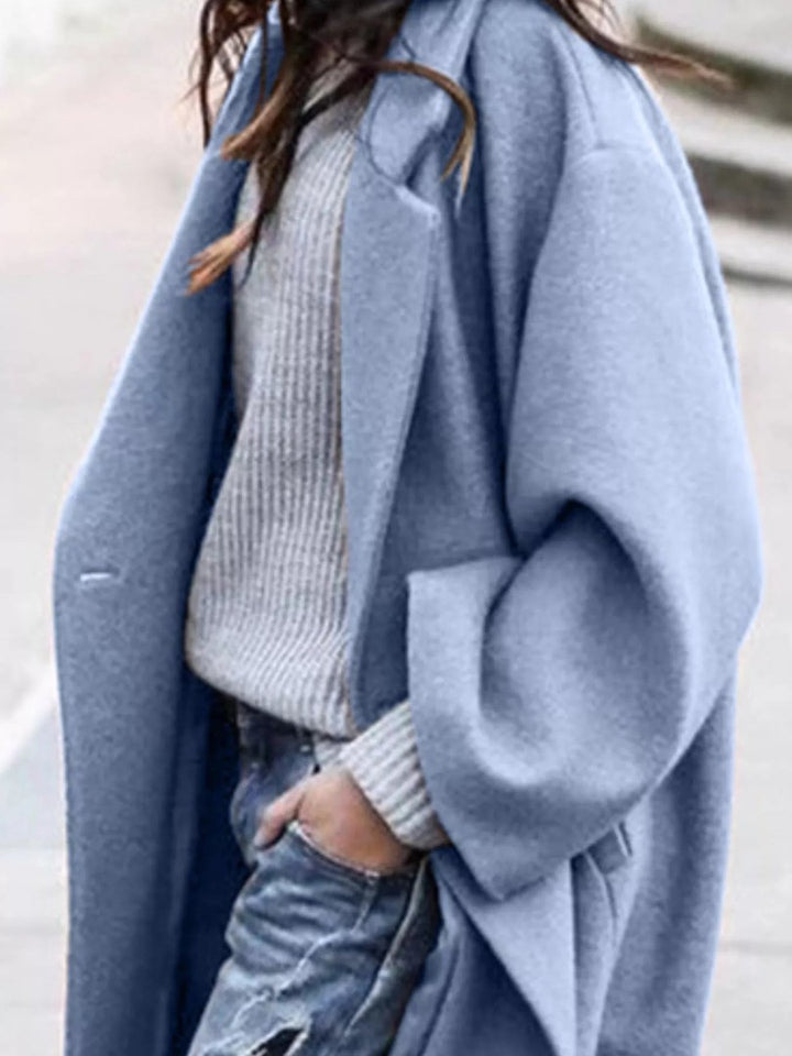 Women's oversized long winter coat - product photo 9