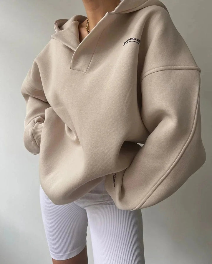 Women's oversized pullover hoodie - product photo 12