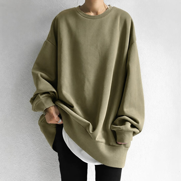 Women's oversized tunic sweater - product photo 2
