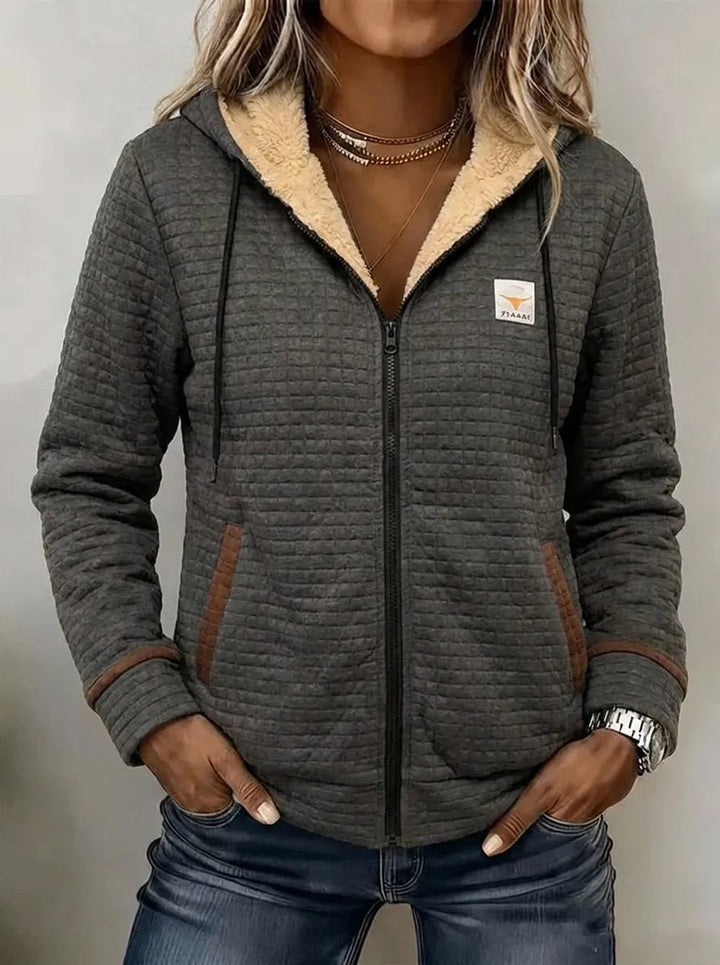 Women's polar fleece thermal jacket - product photo 1