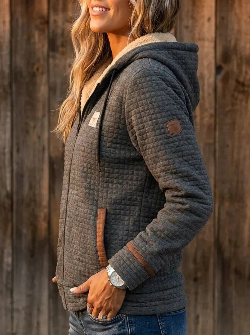 Women's polar fleece thermal jacket - product photo 2