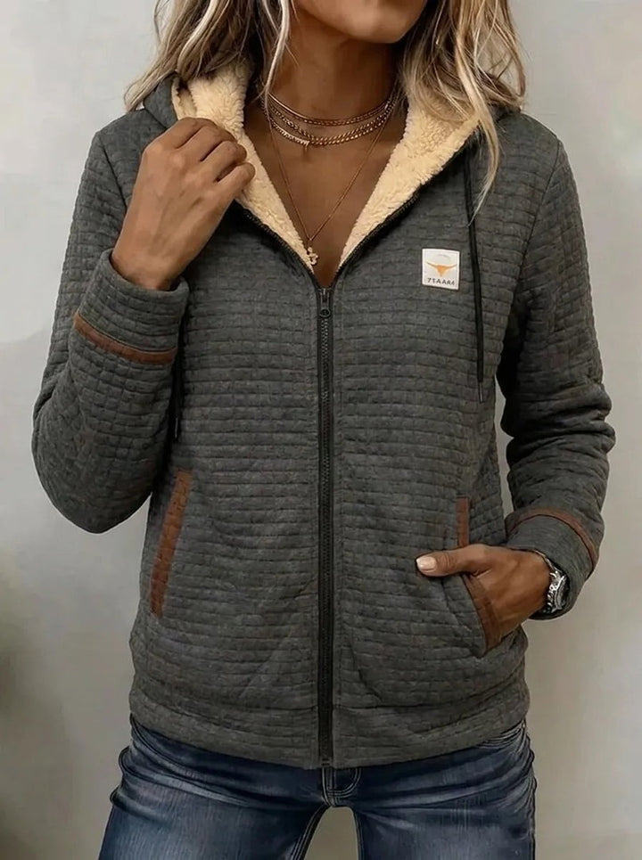 Women's polar fleece thermal jacket - product photo 3