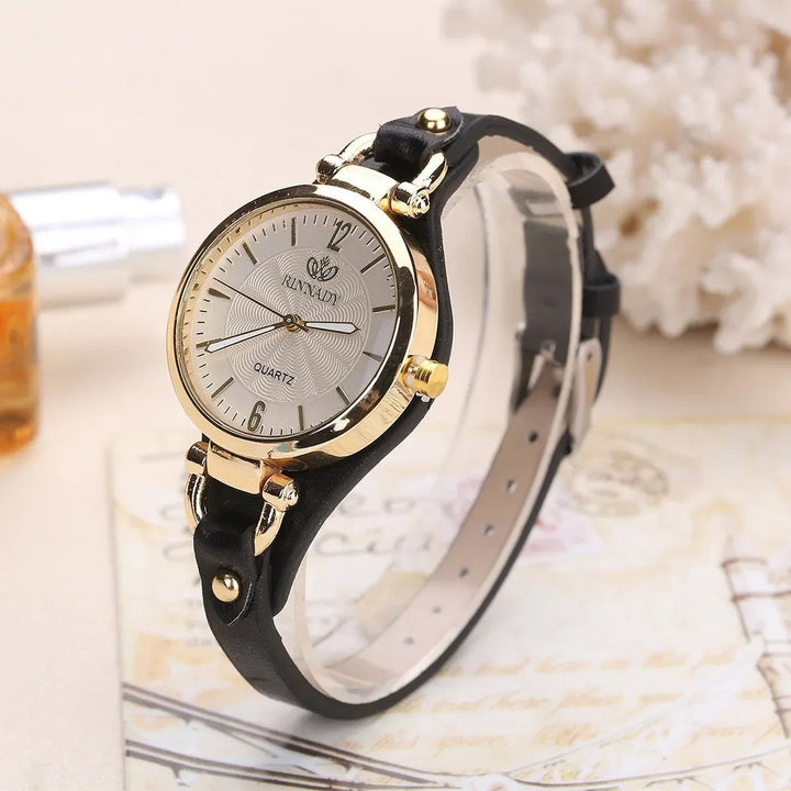 Women's quartz watch with an engraved dial - product photo 6