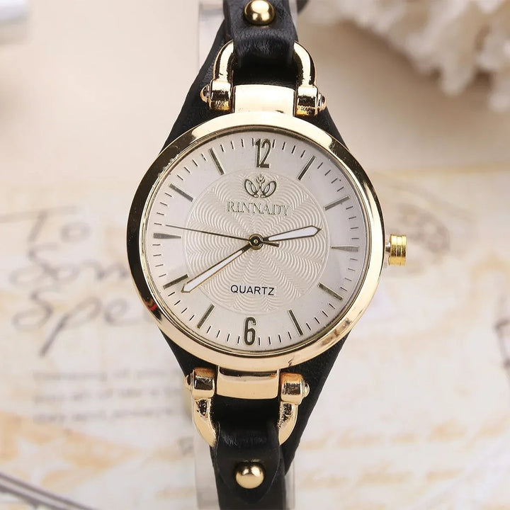 Women's quartz watch with an engraved dial - product photo 8