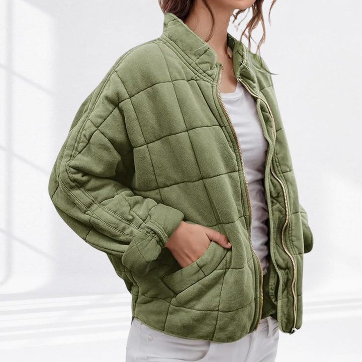 Women's quilted jacket - product photo 7