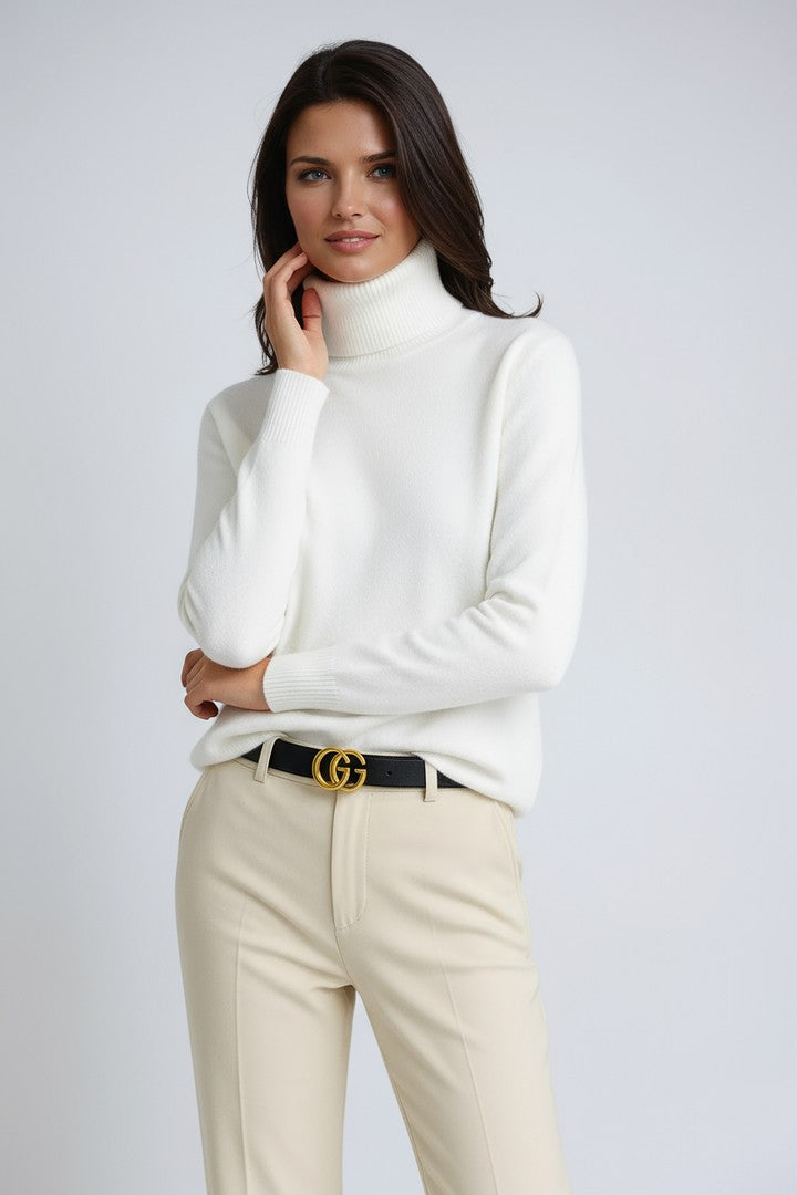 Women's soft knit turtleneck - product photo 6