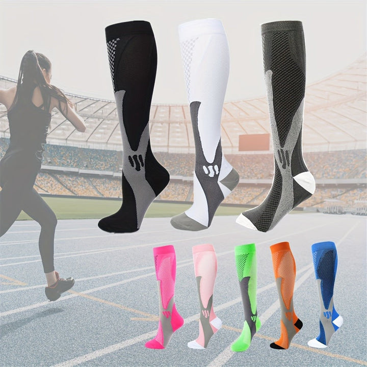 Women's sport socks with light compression - product photo 1