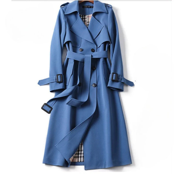 Women's belted trench coat - product photo 8