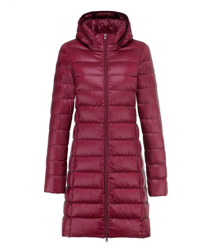 Women's ultralight long jacket - product photo 1