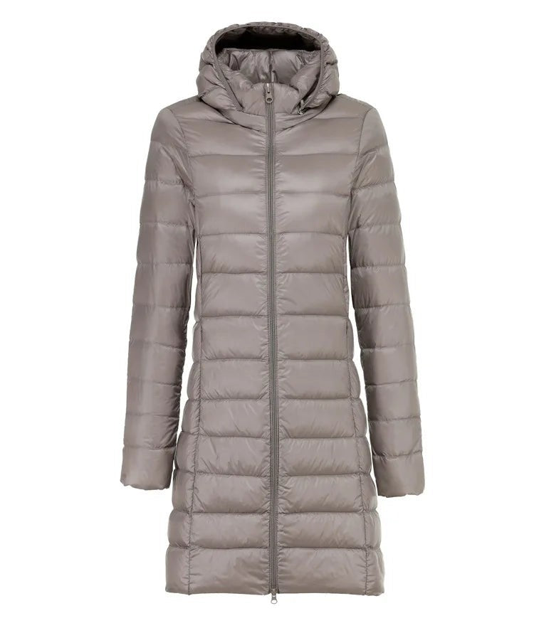 Women's ultralight long jacket - product photo 10