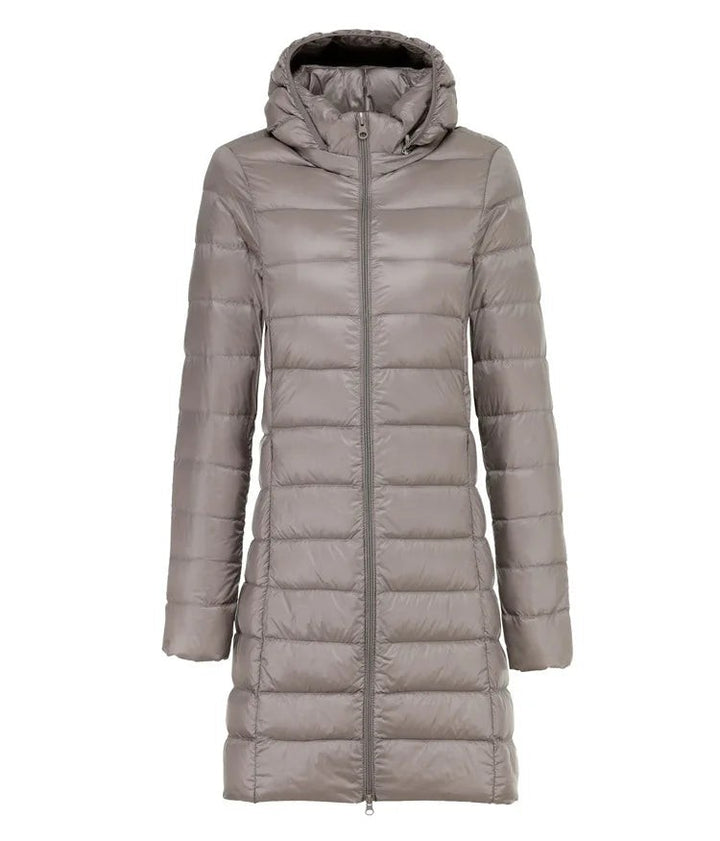 Women's ultralight long jacket - product photo 10
