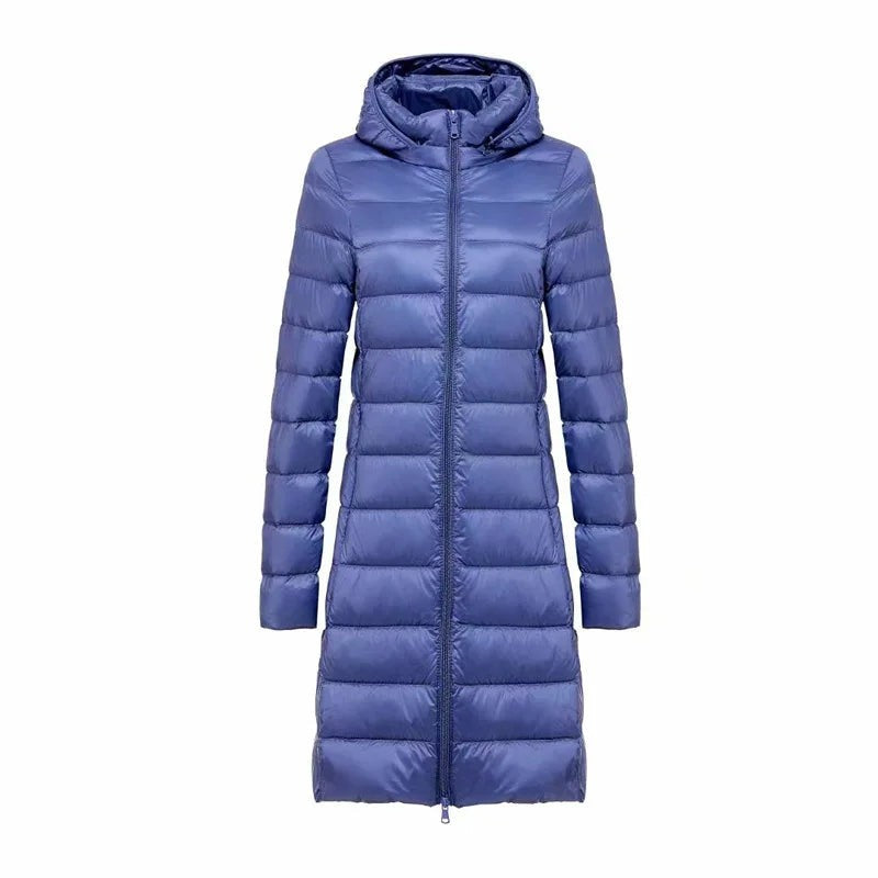 Women's ultralight long jacket - product photo 11