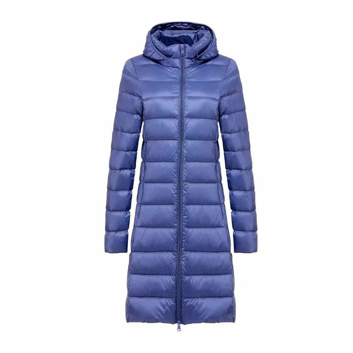Women's ultralight long jacket - product photo 11