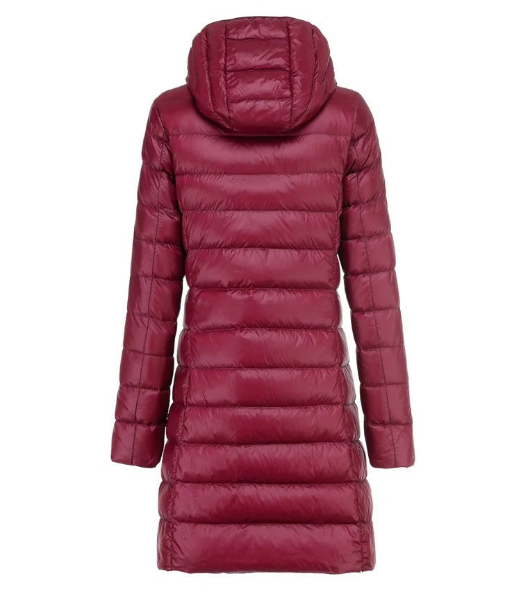 Women's ultralight long jacket - product photo 2