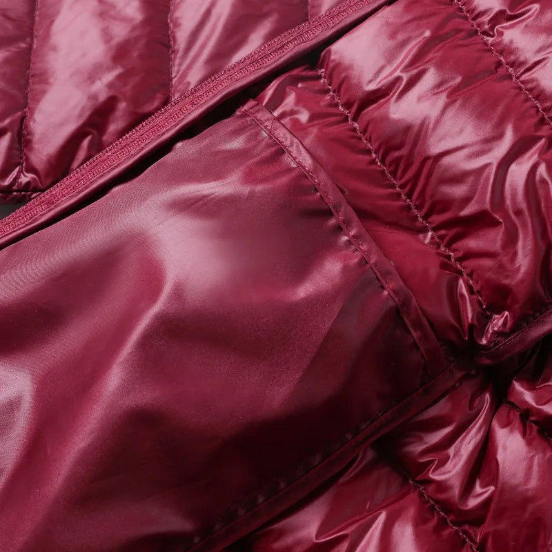Women's ultralight long jacket - product photo 3