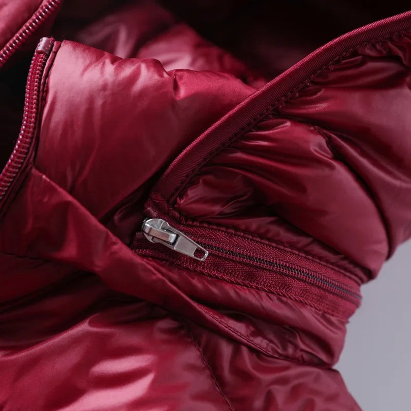 Women's ultralight long jacket - product photo 4