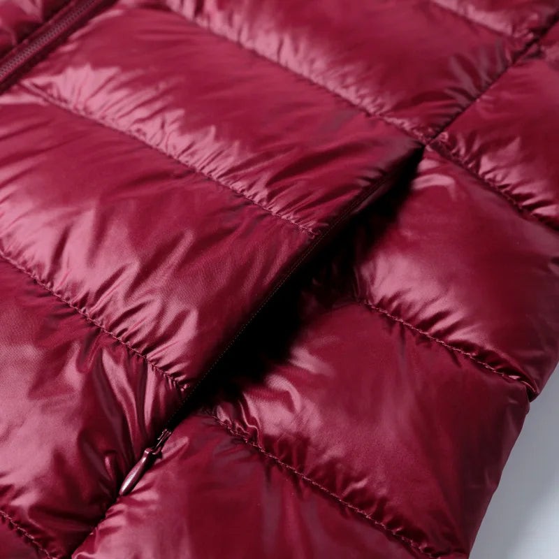 Women's ultralight long jacket - product photo 5