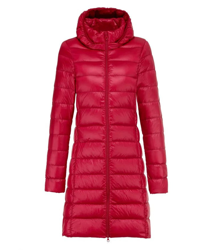 Women's ultralight long jacket - product photo 7