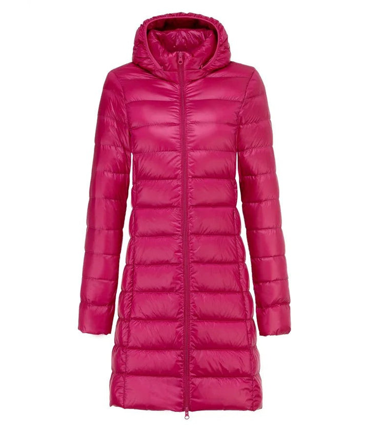 Women's ultralight long jacket - product photo 8