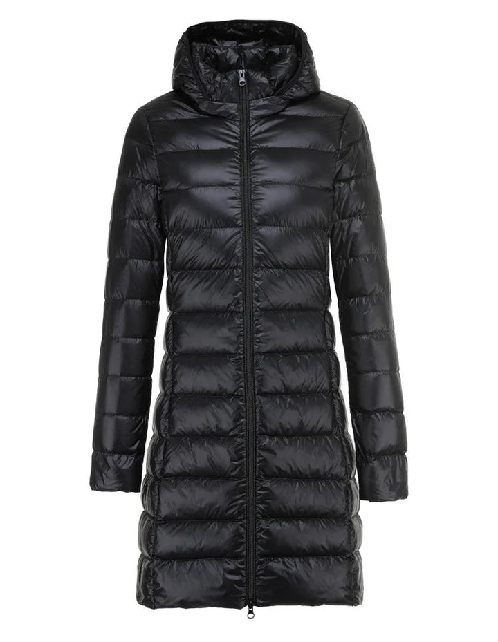 Women's ultralight long jacket - product photo 9
