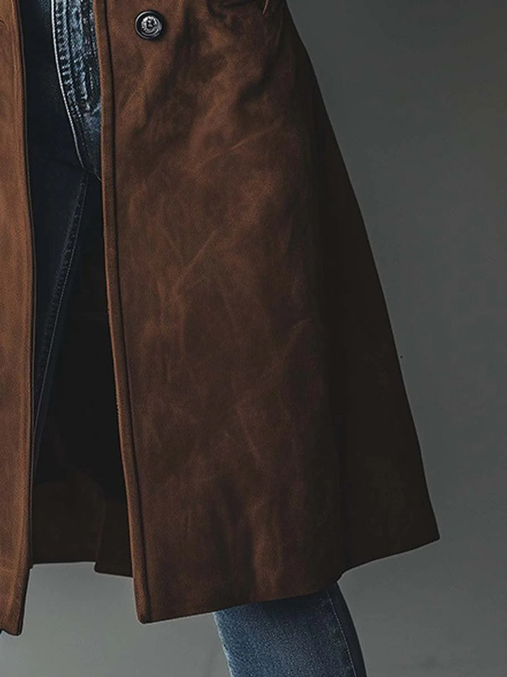 Women's vintage-cut trench coat - product photo 4