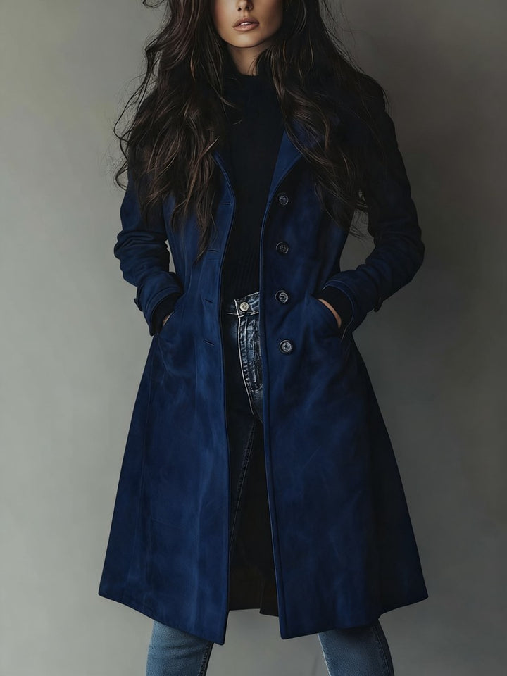 Women's vintage-cut trench coat - product photo 6