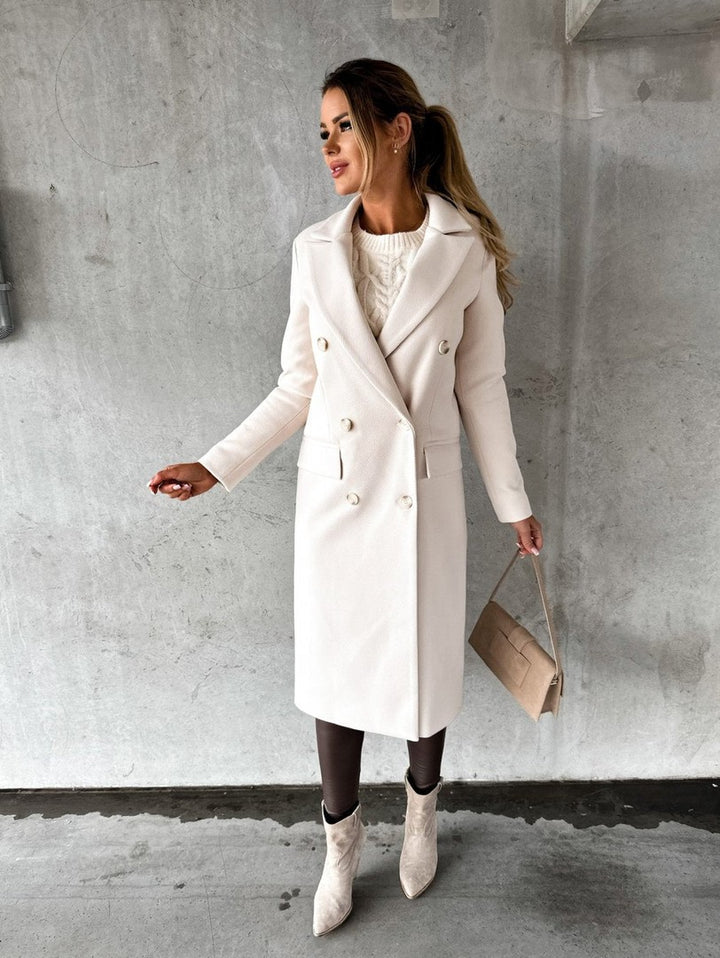 Women's winter jacket in apricot - product photo 2