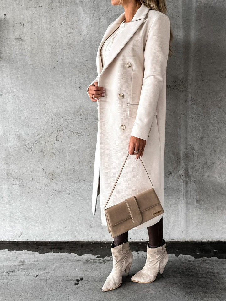 Women's winter jacket in apricot - product photo 4