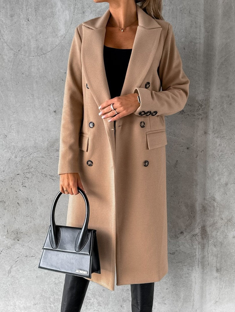 Women's winter jacket in apricot - product photo 7